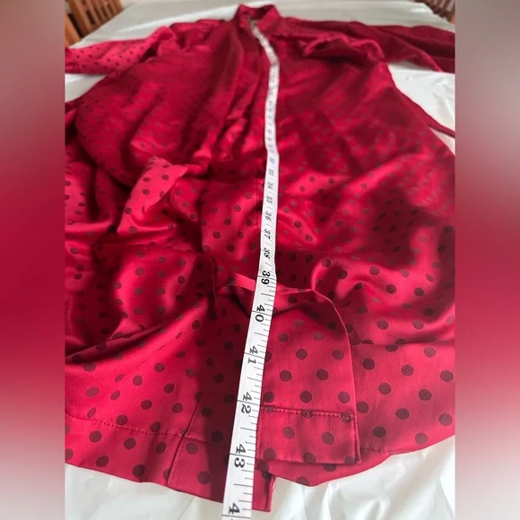 Red Polka Dots Sleep Robe